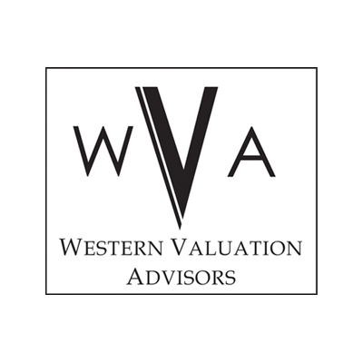 Custom logo for Western Valuation Advisors.
